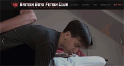 Desktop Screenshot of britishboysfetishclub.com